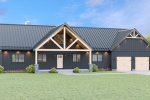 Dream House Plan - Exterior - Front Elevation for Country House Plan #1089-60 - 2 bed, 2 bath