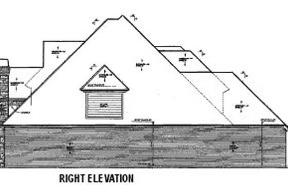 Exterior - Other Elevation for Tudor House Plan #310-475 - 2 bed, 2.5 bath