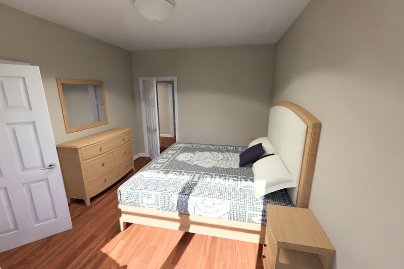 Architectural House Design - Interior - Master Bedroom 1 for Modern House Plan #513-2463 - 3 bed, 2.5 bath