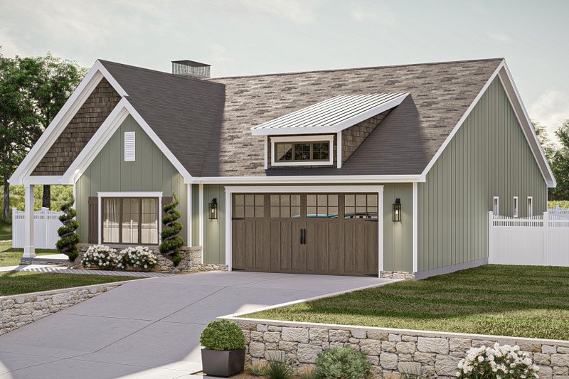 Home Plan - Exterior - Other Elevation for Cottage House Plan #455-525 - 3 bed, 2 bath