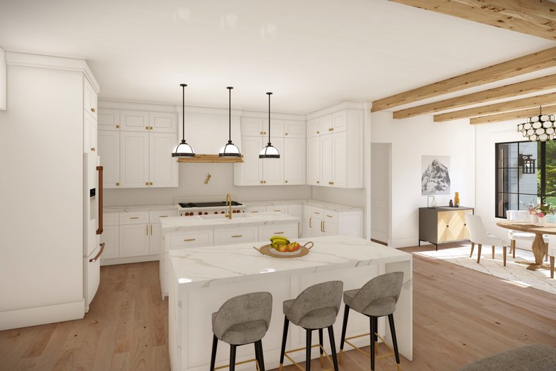 House Design - Interior - Kitchen for Craftsman House Plan #1094-6 - 3 bed, 2.5 bath