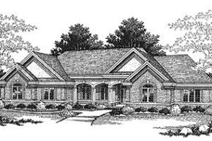 Traditional Exterior - Front Elevation Plan #70-522