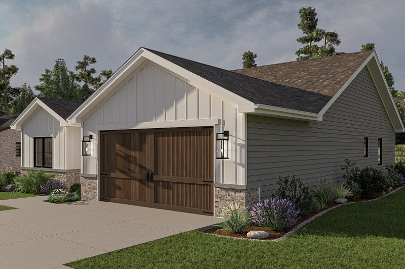 House Plan Design - Exterior - Other Elevation for Modern House Plan #455-397 - 3 bed, 2 bath