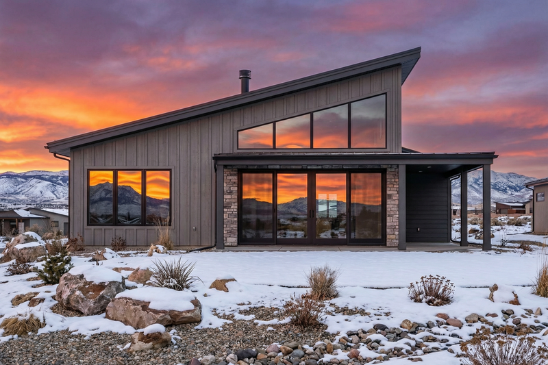 House Plan Design - Exterior - Front Elevation 3 for Modern House Plan #1096-118 - 2 bed, 2 bath