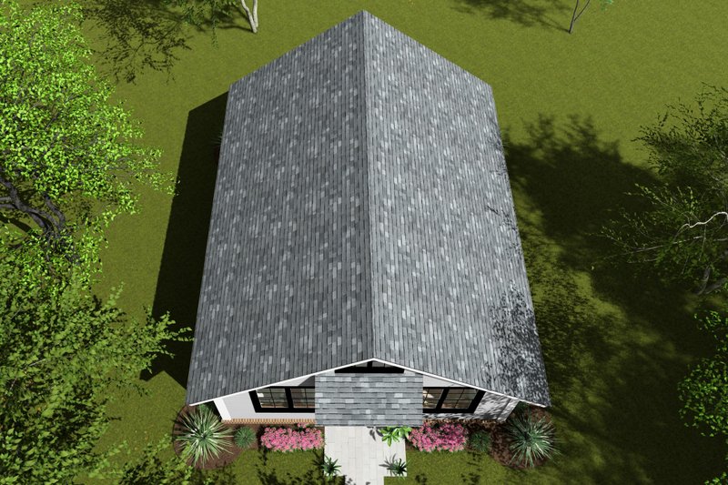 House Design - Exterior - Other Elevation 2 for Cottage House Plan #513-2235 - 2 bed, 1 bath
