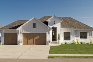 European Exterior - Front Elevation Plan #455-426