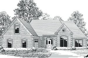 Traditional Exterior - Front Elevation Plan #424-304