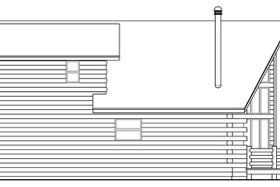 Exterior - Other Elevation for Cabin House Plan #124-263 - 3 bed, 2 bath