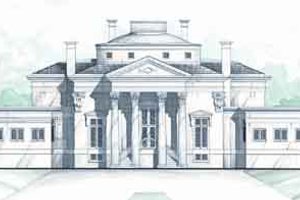 Classical Exterior - Front Elevation Plan #119-191