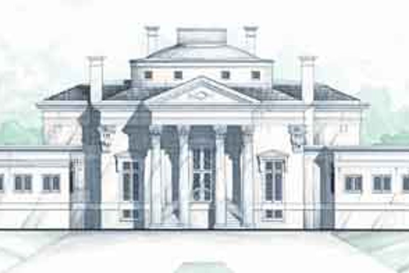 Architectural House Design - Classical Exterior - Front Elevation Plan #119-191