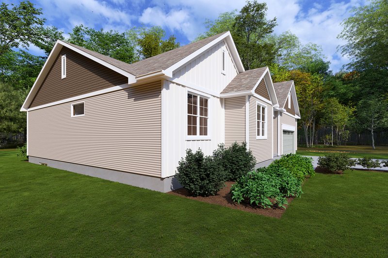 Home Plan - Exterior - Other Elevation for Ranch House Plan #1111-3 - 3 bed, 2 bath
