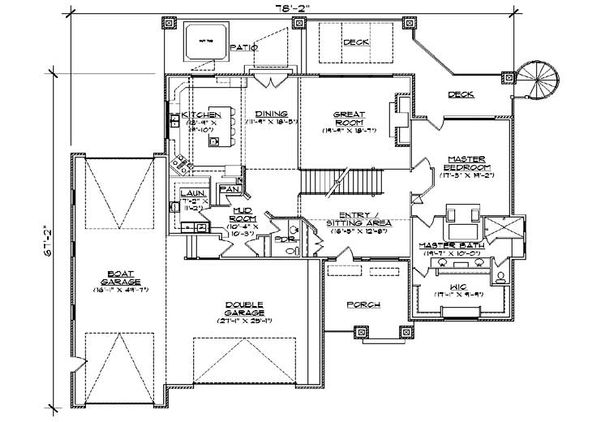 House Plan Design - Floor Plan - Main Floor Plan #5-461