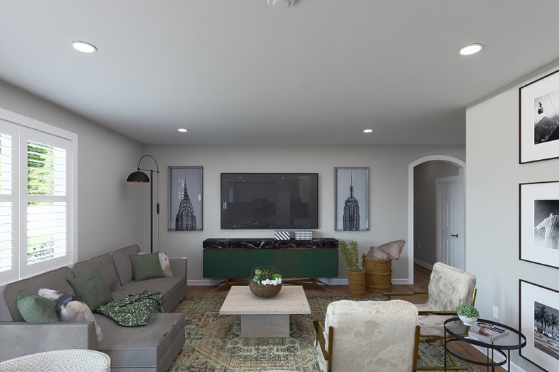 Dream House Plan - Interior - Family Room 1 for Traditional House Plan #1060-212 - 4 bed, 3.5 bath