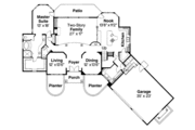 European Style House Plan - 3 Beds 3.5 Baths 4005 Sq/Ft Plan #124-324 