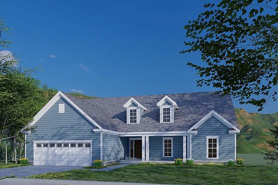 Exterior - Front Elevation 4 for Traditional House Plan #923-177 - 3 bed, 3.5 bath