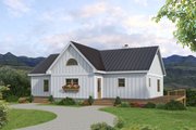 Country Style House Plan - 3 Beds 2 Baths 1521 Sq/Ft Plan #932-1298 