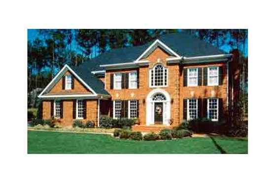 Exterior - Other Elevation for Colonial House Plan #429-7 - 4 bed, 3.5 bath