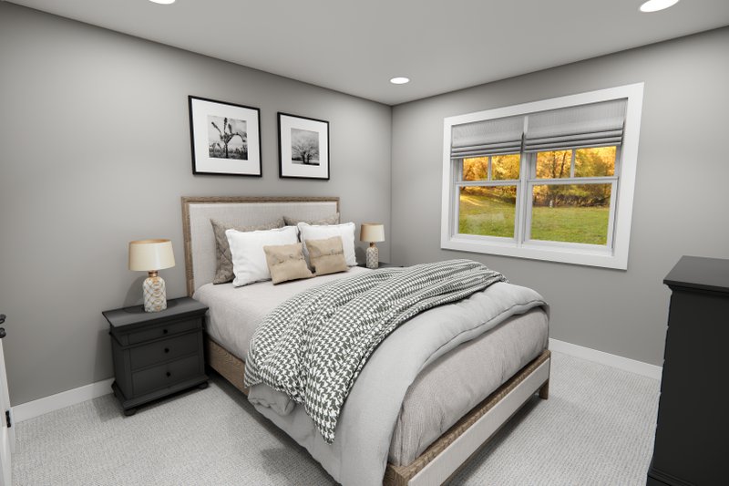 Architectural House Design - Interior - Bedroom for Craftsman House Plan #51-1472 - 3 bed, 2.5 bath