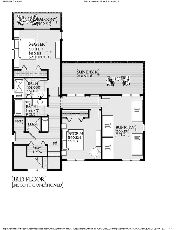 House Blueprint - Beach Floor Plan - Other Floor Plan #901-152