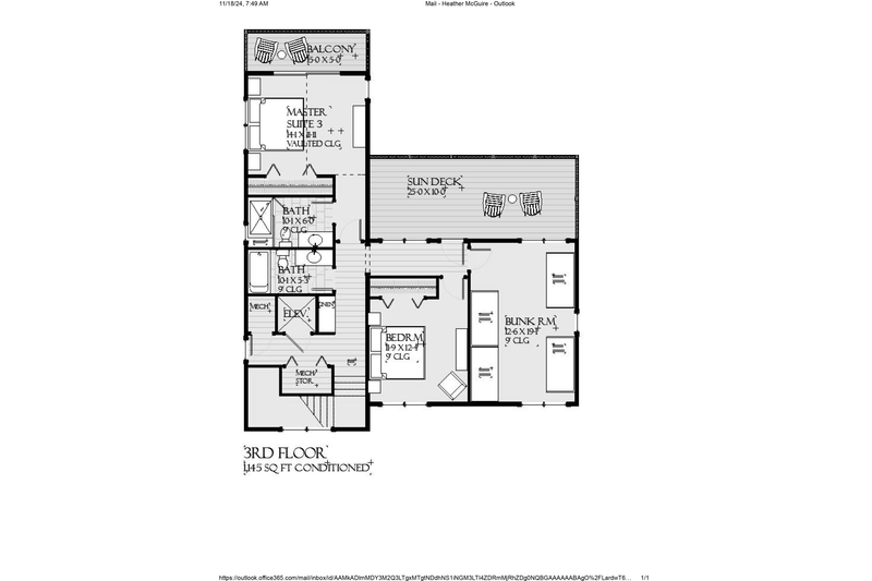 House Blueprint - Floor Plan - Other Floor for Beach House Plan #901-152 - 7 bed, 5.5 bath