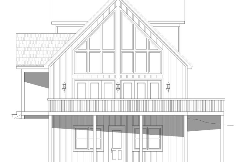 Dream House Plan - Exterior - Other Elevation 1 for Modern House Plan #932-585 - 3 bed, 2 bath