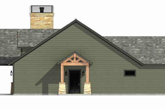 Exterior - Other Elevation 1 for Craftsman House Plan #1096-154 - 2 bed, 2 bath