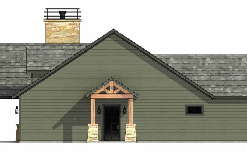 Home Plan - Exterior - Other Elevation 1 for Craftsman House Plan #1096-154 - 2 bed, 2 bath