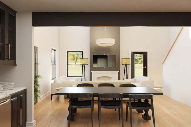 House Blueprint - Interior - Kitchen 1 for Barndominium House Plan #1064-511 - 3 bed, 2.5 bath