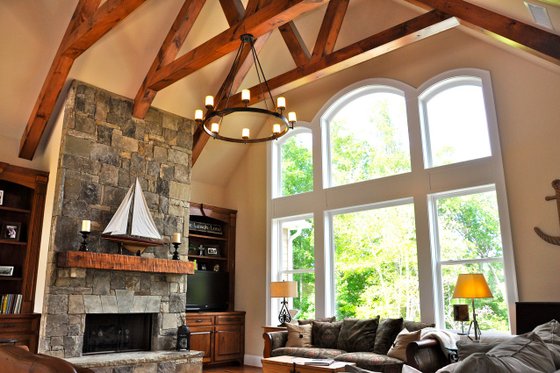 Interior - Family Room 1 for Craftsman House Plan #437-61 - 3 bed, 2.5 bath