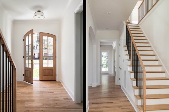 Interior - Entry for Traditional House Plan #461-95 - 4 bed, 4 bath