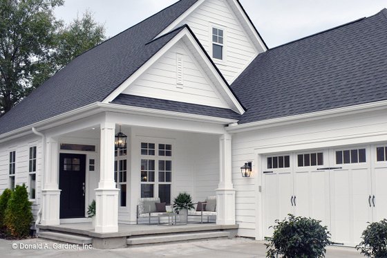 Exterior - Front Elevation 3 for Craftsman House Plan #929-84 - 3 bed, 2 bath