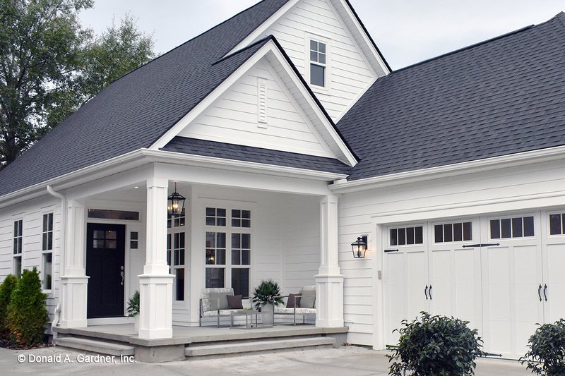 Home Plan - Exterior - Front Elevation 3 for Craftsman House Plan #929-84 - 3 bed, 2 bath