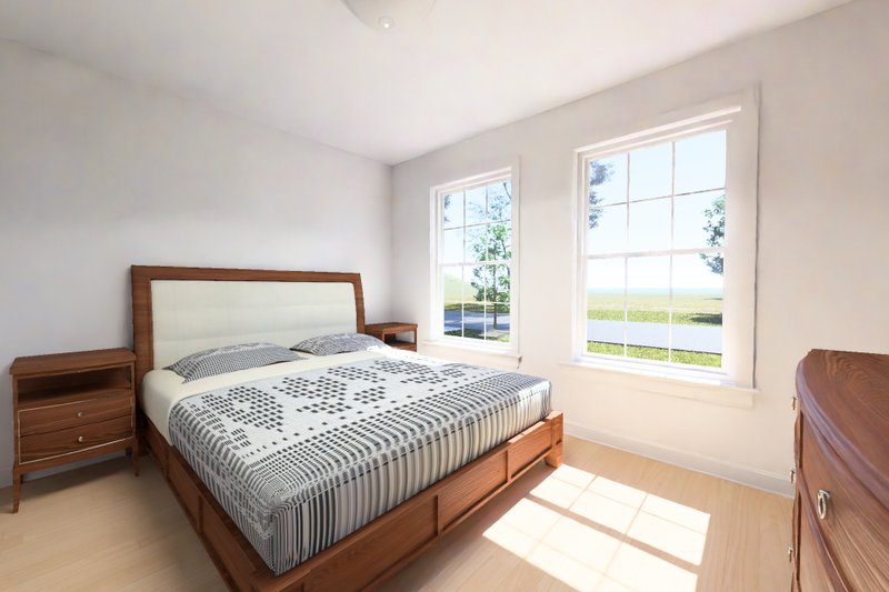 Architectural House Design - Interior - Master Bedroom 2 for Cottage House Plan #513-2445 - 2 bed, 2 bath