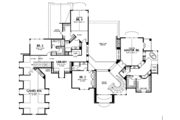 European Style House Plan - 5 Beds 6.5 Baths 7838 Sq/Ft Plan #48-257 