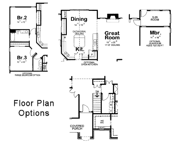 Craftsman Floor Plan - Other Floor Plan #20-2131