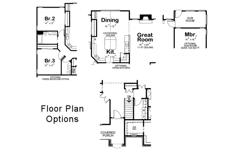 Home Plan - Floor Plan - Other Floor for Craftsman House Plan #20-2131 - 2 bed, 2.5 bath