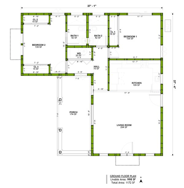 House Design - Mediterranean Floor Plan - Main Floor Plan #1106-56