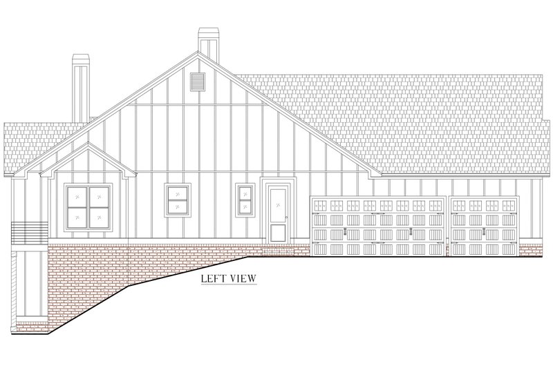 Dream House Plan - Exterior - Other Elevation for Craftsman House Plan #437-140 - 4 bed, 5.5 bath