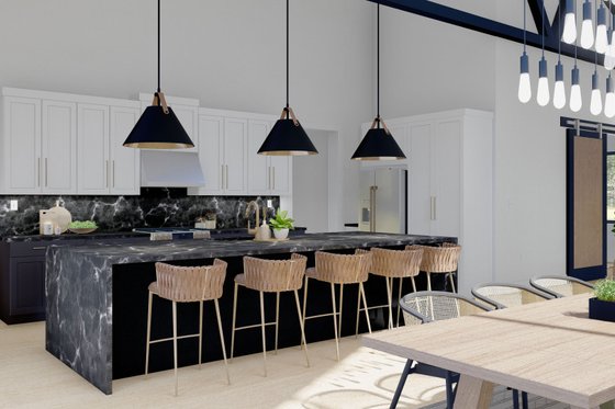 Interior - Kitchen for Barndominium House Plan #455-240 - 3 bed, 2.5 bath