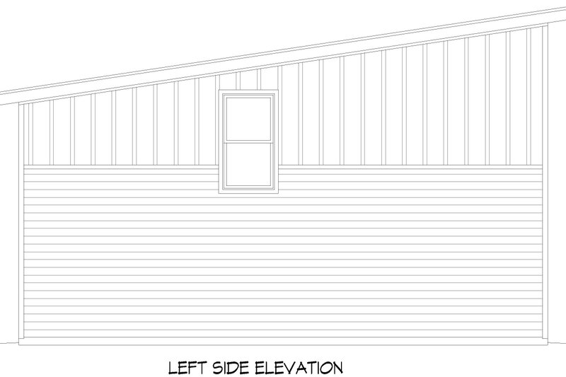 Home Plan - Exterior - Other Elevation for Southern House Plan #932-1004 - 1 bed, 1 bath