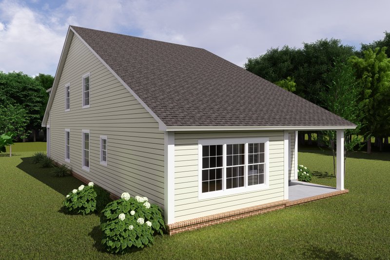 Home Plan - Exterior - Other Elevation 1 for Traditional House Plan #513-2205 - 3 bed, 2.5 bath