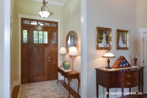 Interior - Entry for Cottage House Plan #929-992 - 4 bed, 4 bath