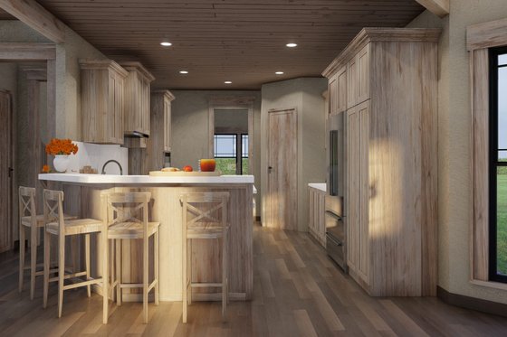 Interior - Kitchen for Craftsman House Plan #17-2377 - 4 bed, 3 bath