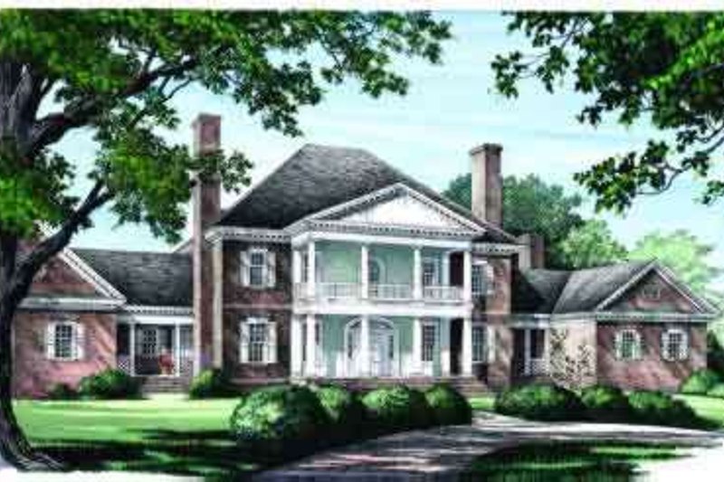 Classical Style House Plan - 4 Beds 4 Baths 4992 Sq/Ft Plan #137-113 ...