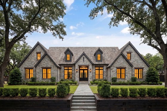 Exterior - Front Elevation 4 for Traditional House Plan #430-383 - 5 bed, 4.5 bath