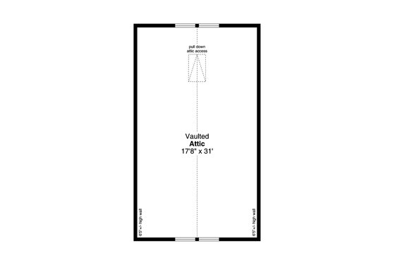 Floor Plan - Upper Floor for Farmhouse House Plan #124-1327, 0 bath