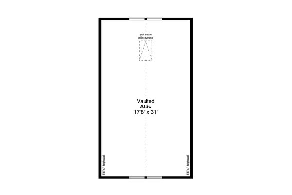 Architectural House Design - Farmhouse Floor Plan - Upper Floor Plan #124-1327