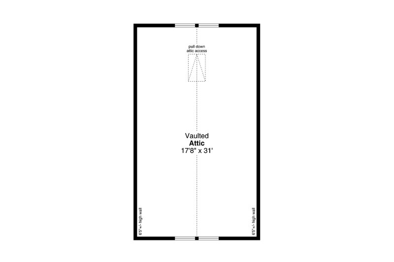 Home Plan - Floor Plan - Upper Floor for Farmhouse House Plan #124-1327, 0 bath