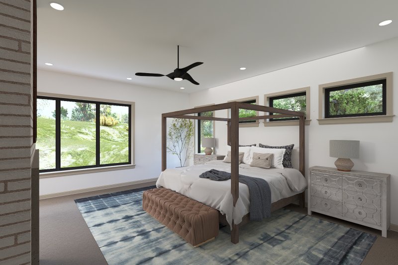 Home Plan - Interior - Master Bedroom for Craftsman House Plan #1060-431 - 4 bed, 6 bath