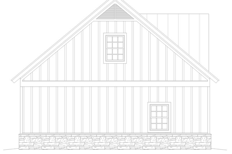 Home Plan - Exterior - Other Elevation for Country House Plan #932-1258, 0 bath